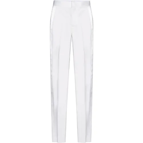 Wide Leg Trousers with Side Bands , male, Sizes: M - Givenchy - Modalova