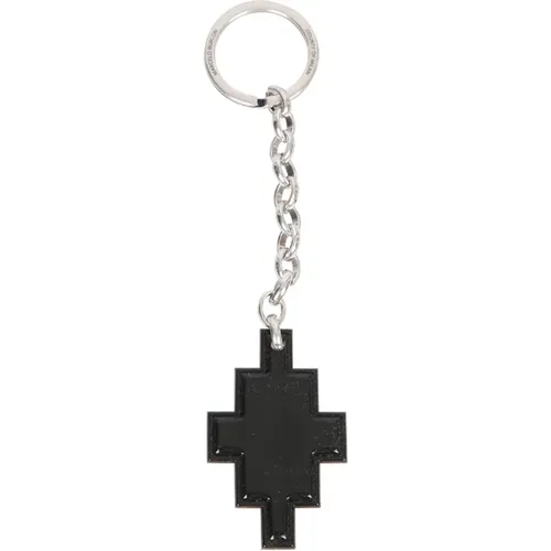 Cross PVC Keychain Pendant Italy , male, Sizes: ONE SIZE - Marcelo Burlon - Modalova