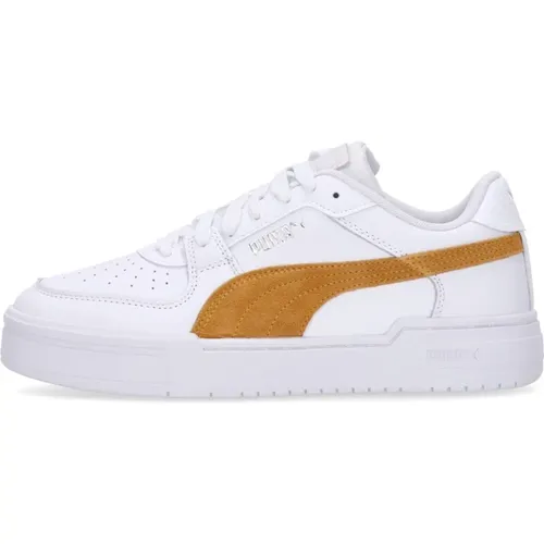 Wildleder Sneaker Weiß/Lehm , Herren, Größe: 40 EU - Puma - Modalova