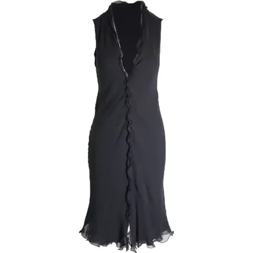 Pre-owned Silk dresses , female, Sizes: S - Armani Pre-owned - Modalova