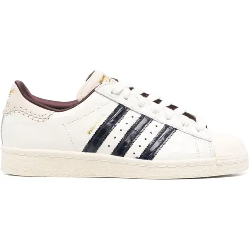 Wales Bonner Krokodil-Print Low-Top Sneakers , Damen, Größe: 37 1/2 EU - Adidas - Modalova