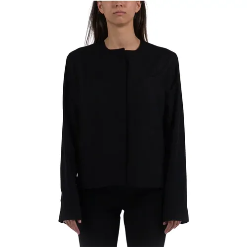 Light Flannel Twill Jacket , female, Sizes: L - Loulou Studio - Modalova