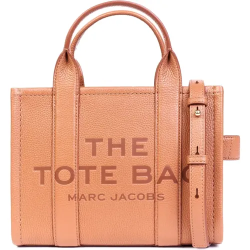 Kleine Tote Tasche aus Arganöl-Leder , Damen, Größe: ONE Size - Marc Jacobs - Modalova