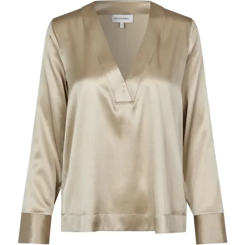 Stretch Silk Blouse - Beach - Dea Kudibal - Modalova