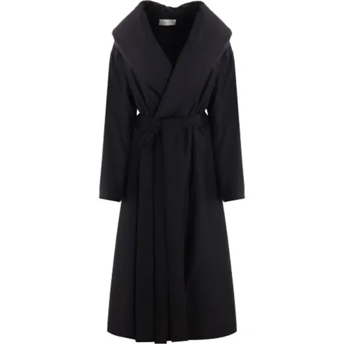 Padded Nylon Coat with Wide Lapels and Removable Belt , female, Sizes: M - The Row - Modalova