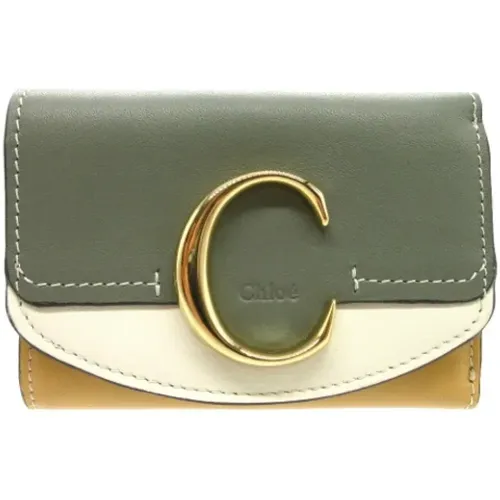 Pre-owned Canvas wallets , female, Sizes: ONE SIZE - Chloé Pre-owned - Modalova