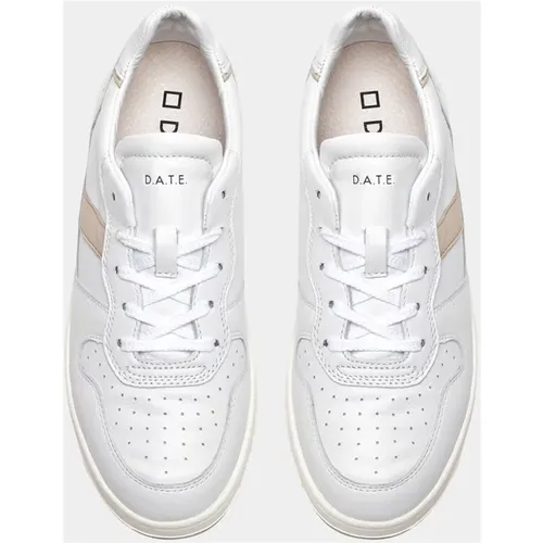 Weiße Court 2.0 Sneakers , Damen, Größe: 39 EU - D.a.t.e. - Modalova