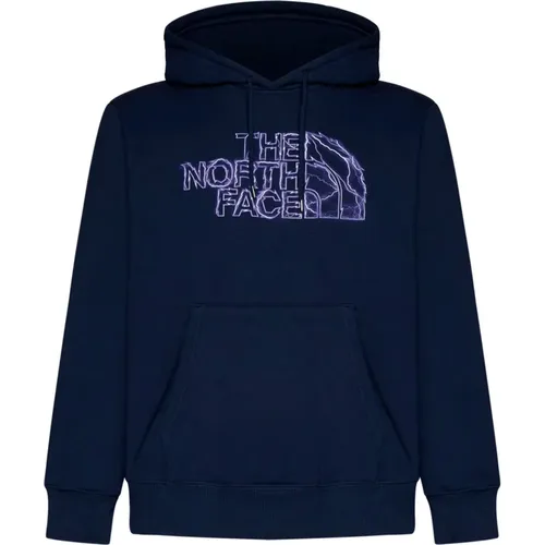 Navy Hooded Sweater , male, Sizes: M - The North Face - Modalova