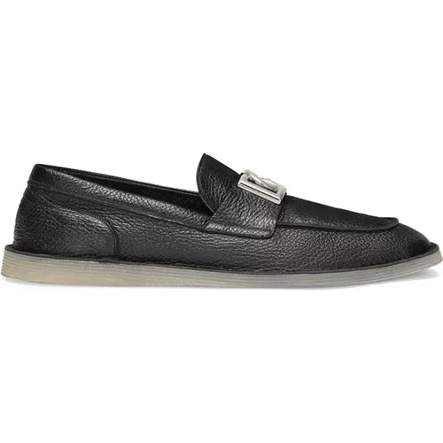 Stylish Loafers for Men , male, Sizes: 6 UK, 7 1/2 UK - Dolce & Gabbana - Modalova