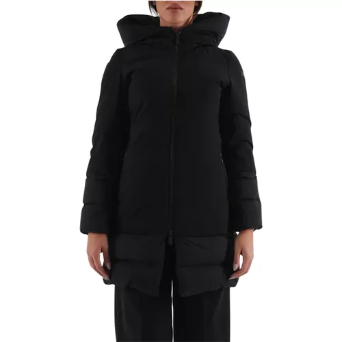 Winter Hybrid Lang Jacke , Damen, Größe: M - RRD - Modalova