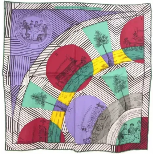 Pre-owned Silk scarves , female, Sizes: ONE SIZE - Hermès Vintage - Modalova