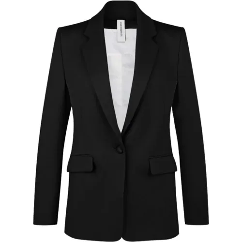 Atlin_2 Blazer, Schwarz, Slim Fit, Schulterpolster - drykorn - Modalova