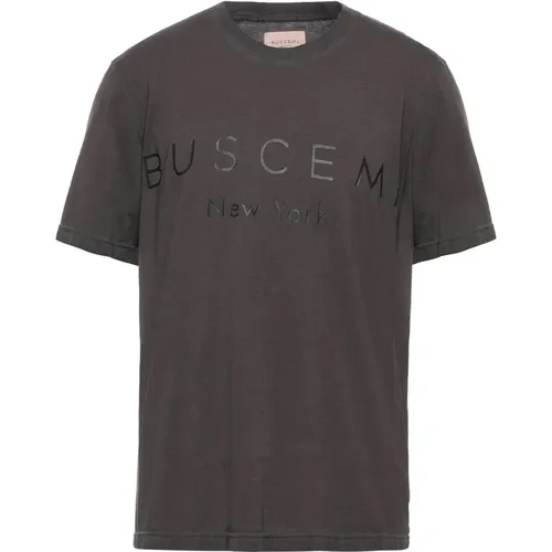 Logo T-Shirt for Men , male, Sizes: S - Buscemi - Modalova