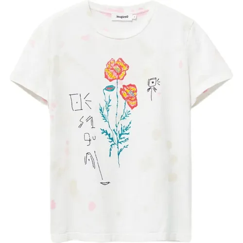 T-shirt , female, Sizes: XS - Desigual - Modalova