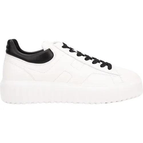 Leather Sneakers Lace-Up Logo , male, Sizes: 9 UK, 10 UK, 11 UK, 6 1/2 UK, 9 1/2 UK, 7 UK, 8 UK - Hogan - Modalova