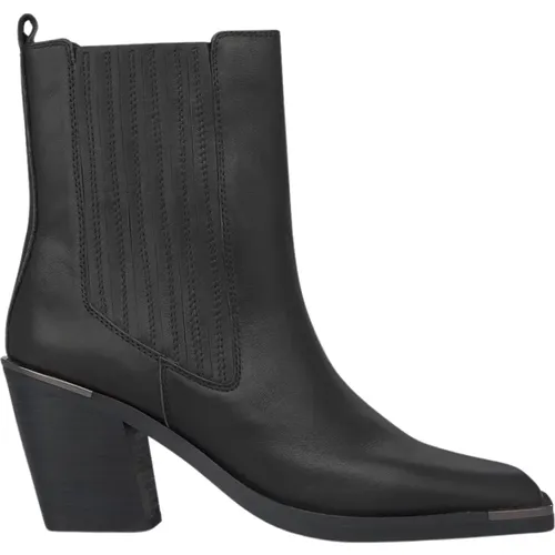 Square Toe Block Heel Boot , female, Sizes: 8 UK, 2 UK, 7 UK, 3 UK, 4 UK, 9 UK, 5 UK, 6 UK - Alma en Pena - Modalova