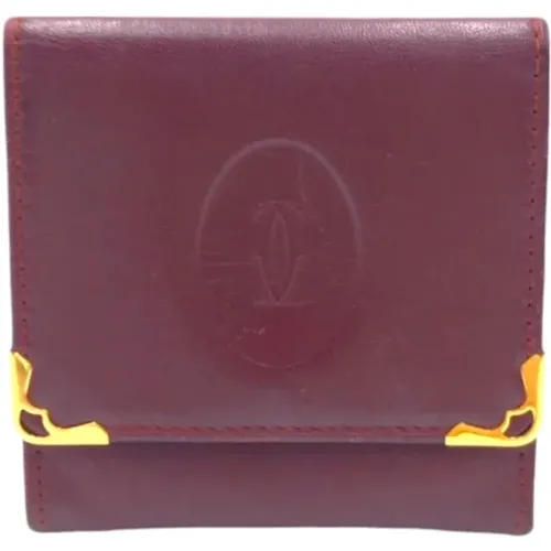 Pre-owned Leather wallets , female, Sizes: ONE SIZE - Cartier Vintage - Modalova