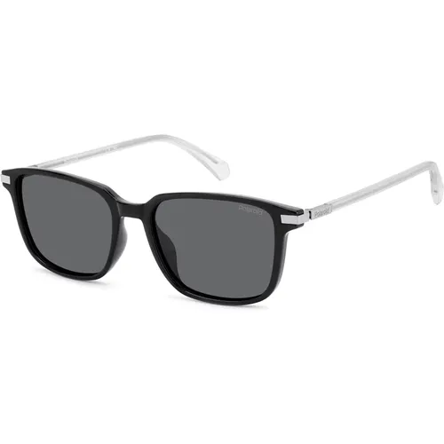 Grey Sunglasses , male, Sizes: 54 MM - Polaroid - Modalova