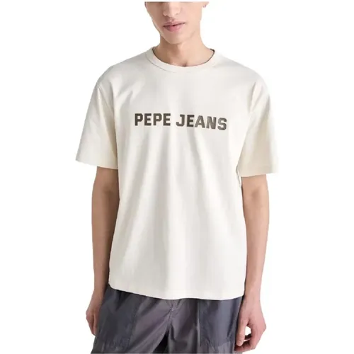 T-Shirt mit kurzen Ärmeln Sutton , Herren, Größe: S - Pepe Jeans - Modalova