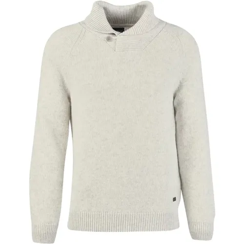 Chunky Knit Round Neck Sweater , male, Sizes: L - Barbour - Modalova