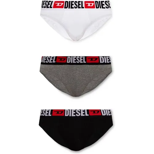 Marken-Slips 3er-Pack , Herren, Größe: 2XL - Diesel - Modalova