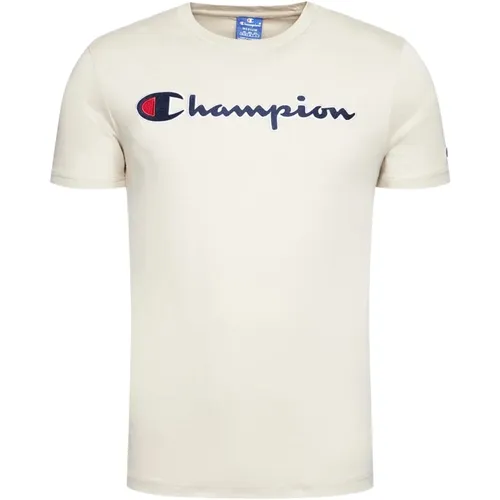 Kurzarm T-Shirt , Herren, Größe: S - Champion - Modalova