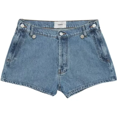 Italienische Baumwoll-Denim-Shorts , Damen, Größe: S - Coperni - Modalova