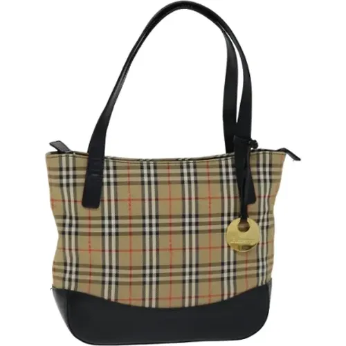 Pre-owned Canvas totes , female, Sizes: ONE SIZE - Burberry Vintage - Modalova