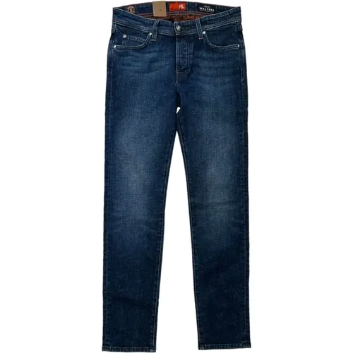 Slim-fit Denim Jeans , Herren, Größe: W28 - Roy Roger's - Modalova