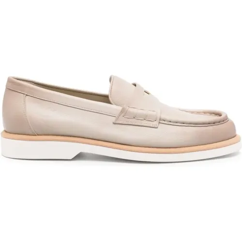 Leather Classic Sneakers , female, Sizes: 6 UK, 4 UK, 4 1/2 UK, 7 UK - Santoni - Modalova