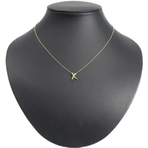 Pre-owned Gold necklaces , female, Sizes: ONE SIZE - Tiffany & Co. Pre-owned - Modalova