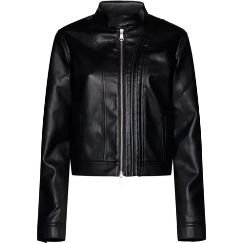 Leather Moto Jacket , female, Sizes: S - Y/Project - Modalova
