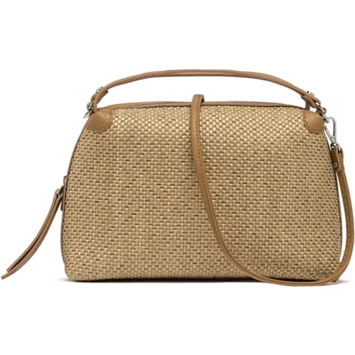 Straw Handbag with Double Handles , female, Sizes: ONE SIZE - Gianni Chiarini - Modalova
