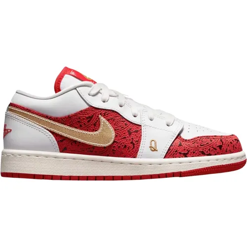 Limitierte Auflage Air Jordan 1 Low Spades , Damen, Größe: 38 EU - Nike - Modalova