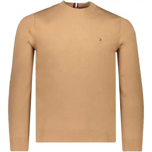 Stylish Khaki Pullover Sweater , male, Sizes: 3XL - Tommy Hilfiger - Modalova
