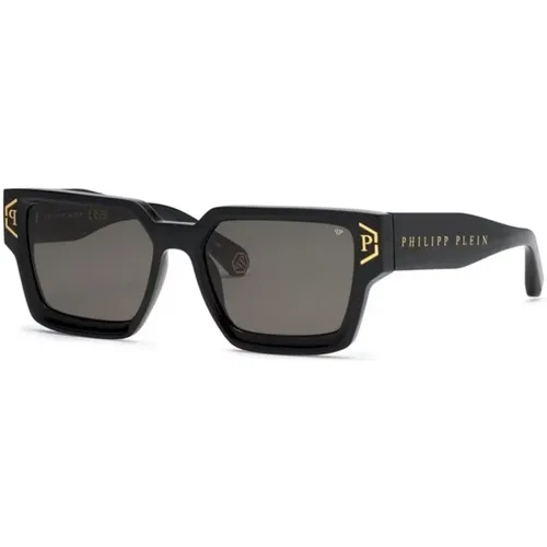 Brave Shade Sunglasses /Grey-Green , unisex, Sizes: 57 MM - Philipp Plein - Modalova