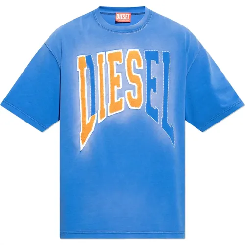 ‘T-Wash-N’ T-Shirt , Herren, Größe: 2XL - Diesel - Modalova