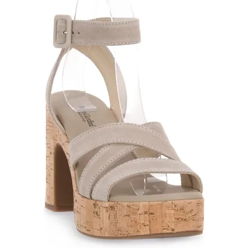 High Heel Sandals , female, Sizes: 5 UK, 4 UK - Nerogiardini - Modalova