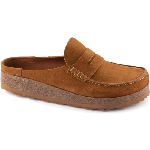 Mink Suede Leather Loafer Sandal , male, Sizes: 10 UK, 9 UK, 11 UK, 6 UK, 8 UK, 7 UK - Birkenstock - Modalova