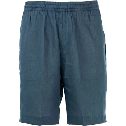 Herren Leinen Bermuda Shorts , Herren, Größe: M - Liu Jo - Modalova