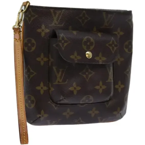 Pre-owned Canvas clutches , female, Sizes: ONE SIZE - Louis Vuitton Vintage - Modalova