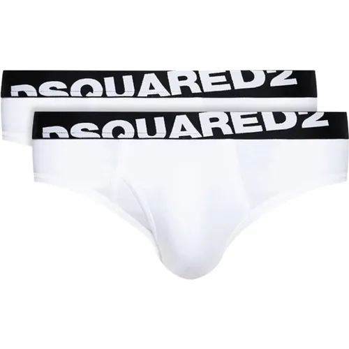 Logo Unterwäsche mit elastischem Bund , Herren, Größe: XL - Dsquared2 - Modalova