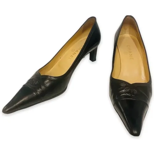 Pre-owned Escarpins in Leather , female, Sizes: 7 UK - Chanel Vintage - Modalova