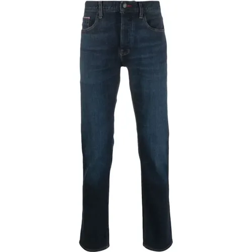 Straight Denton Jeans , male, Sizes: W31 L32, W33 L32, W32 L32, W34 L34, W34 L32 - Tommy Hilfiger - Modalova