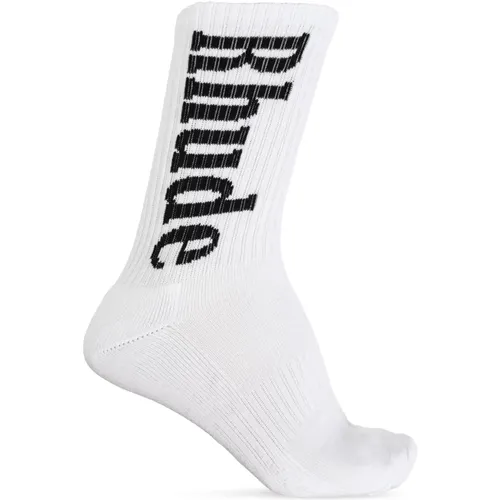 Socken mit gesticktem Logo Rhude - Rhude - Modalova