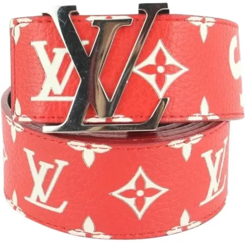 Pre-owned Leather belts , female, Sizes: ONE SIZE - Louis Vuitton Vintage - Modalova