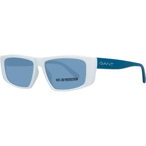 Stilvolle weiße Sonnenbrille , unisex, Größe: ONE Size - Gant - Modalova
