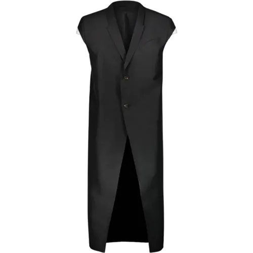 Stylish Sleeveless Coat , female, Sizes: XS - Rick Owens - Modalova