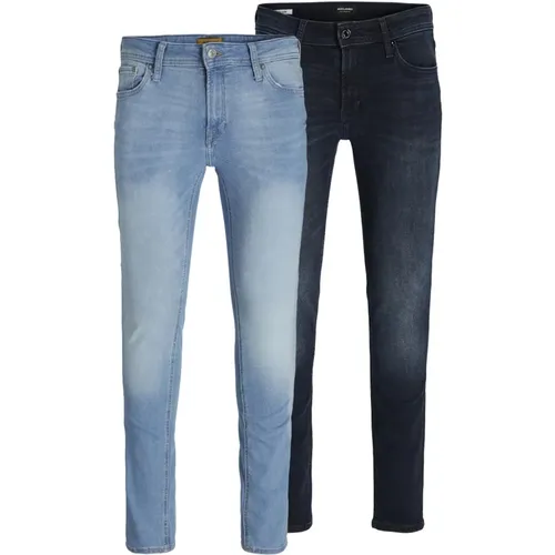 JackJones Jeans 2 Pack Jeanshose Jjiliam Jjoriginal AGI Jeanstrouser , Herren, Größe: W31 L32 - jack & jones - Modalova