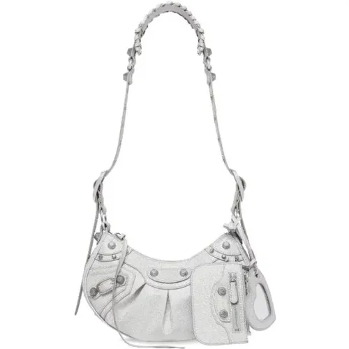 Glitter Shoulder Bag with Adjustable Strap , female, Sizes: ONE SIZE - Balenciaga - Modalova